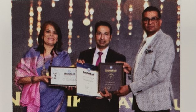 Sarvesh Goel Receives Awards