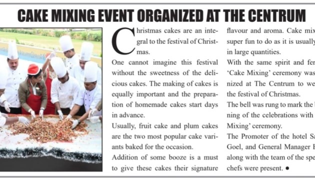 Cake Mixing Event