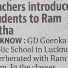 Teachers Introduce Students to Ram Katha image