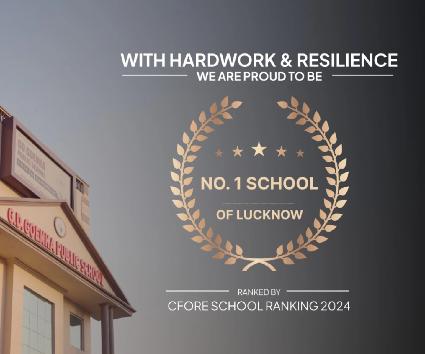 Top School in Lucknow Award image 1